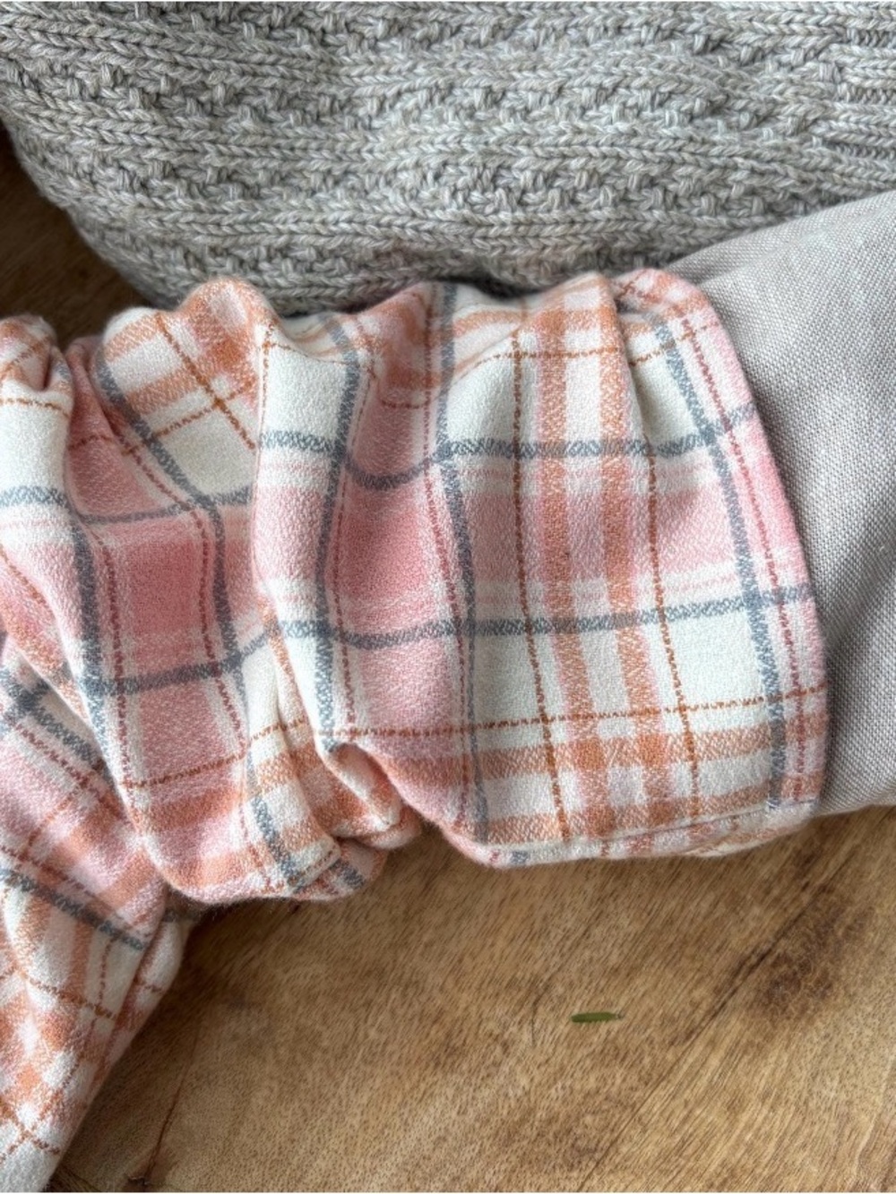 Cozy Plaid Cover for Corn or Flax Seed Heated/Cold Bag
